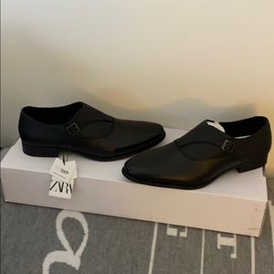 Zara Single Monk Strap Dress Shoe